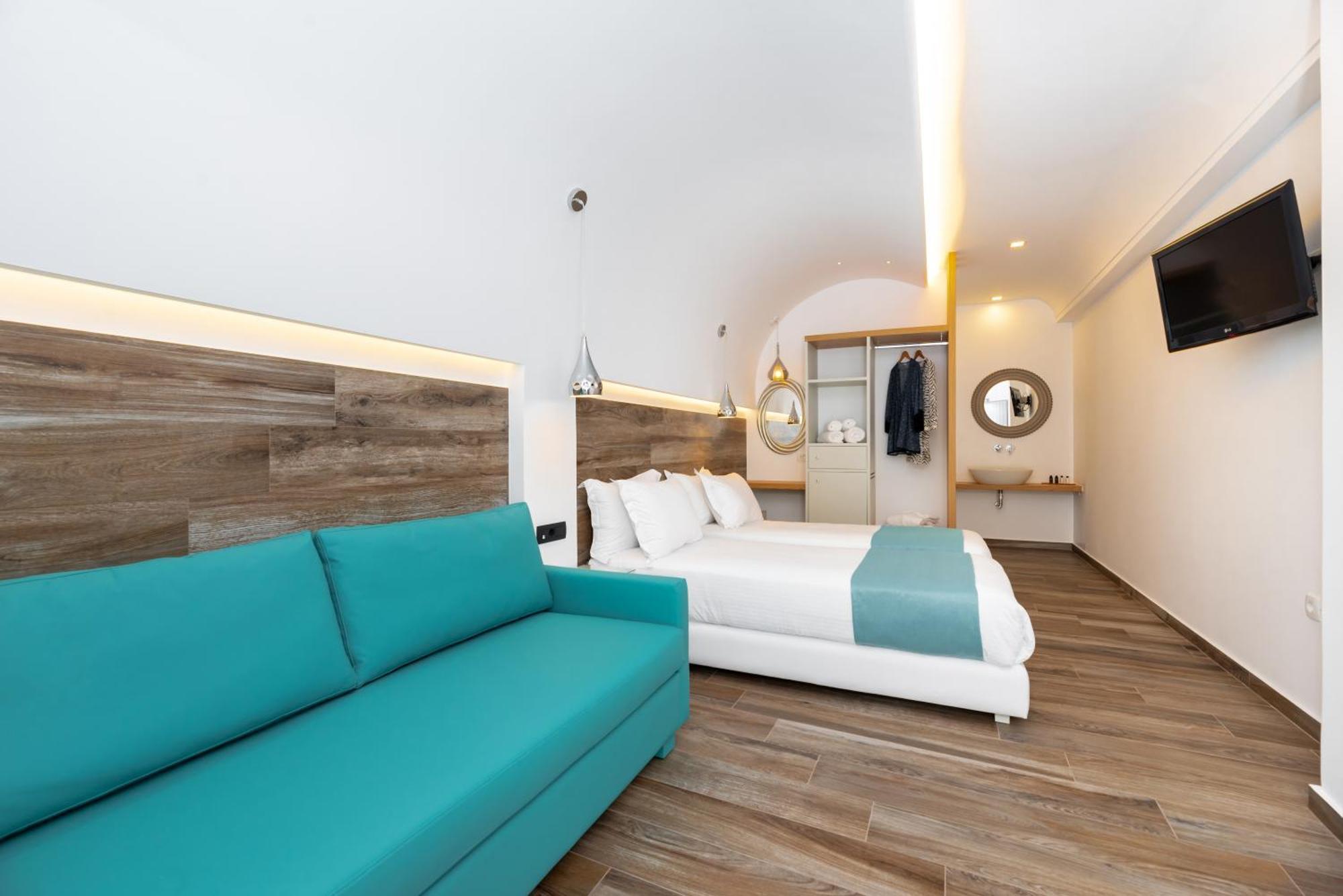 Deluxe Hotel Santorini ثيرا الغرفة الصورة